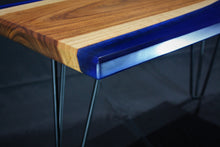 Load image into Gallery viewer, Epoxy resin and black wattle timber coffee table